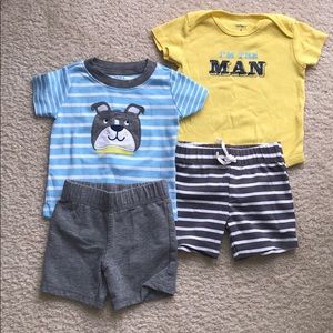Carter’s 4-piece short set